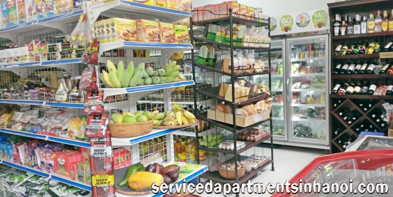 Căn hộ hai phòng ngủ, tiện nghi cho thuê ở Hòa Bình Green, Ba Đình 3