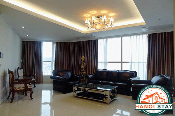 Cho thuê căn hộ bốn phòng ngủ sang trọng tại Keangnam Land Mark Hà Nội 4