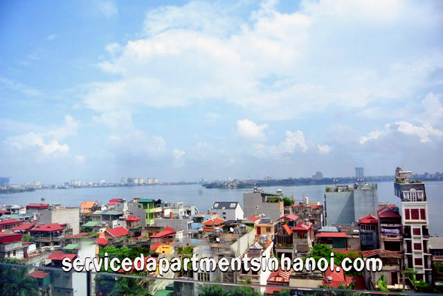 Căn hộ ở tầng cao của Golden West Lake, có view Hồ Tây cho thuê 1
