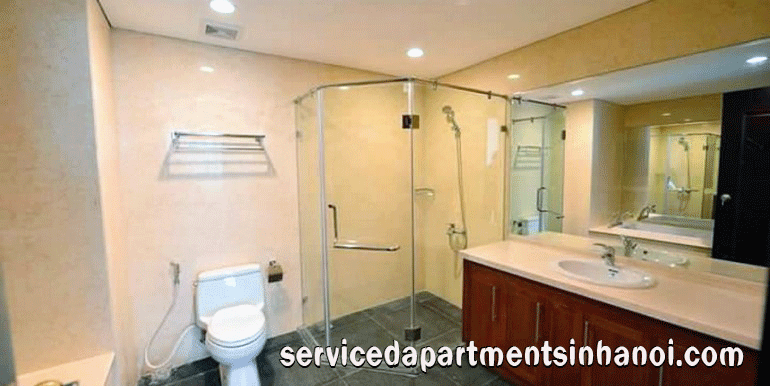 Căn hộ hai phòng ngủ ở Royal City cho thuê, căn hộ hiện đại, diện tích 109 m2 7