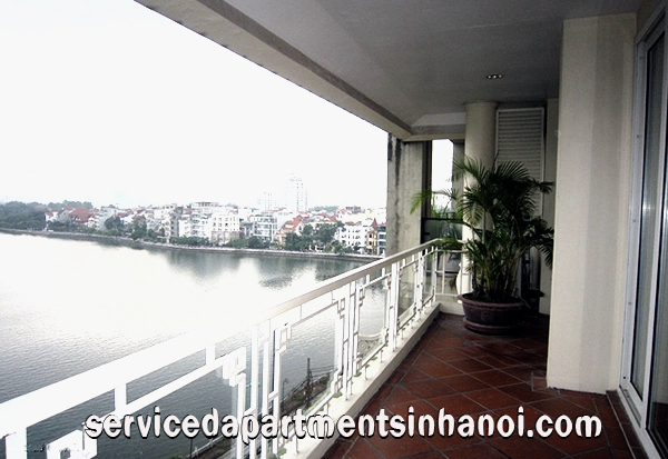 Căn hộ dịch vụ cao cấp cho thuê ở Tây Hồ, căn hộ rất rộng rãi và có view Hồ Tây 5