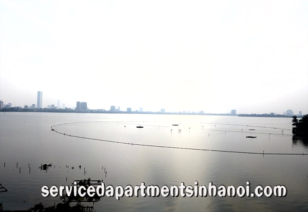 Cho thuê căn hộ 1 phòng ngủ ở Yên Phụ, Tây Hồ, View hồ 1