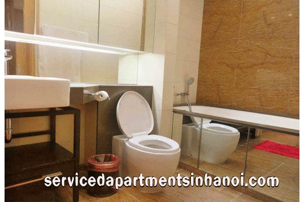 Nội thất đẹp hai phòng ngủ Căn hộ cho thuê tại IPH Complex, Hà Nội 9