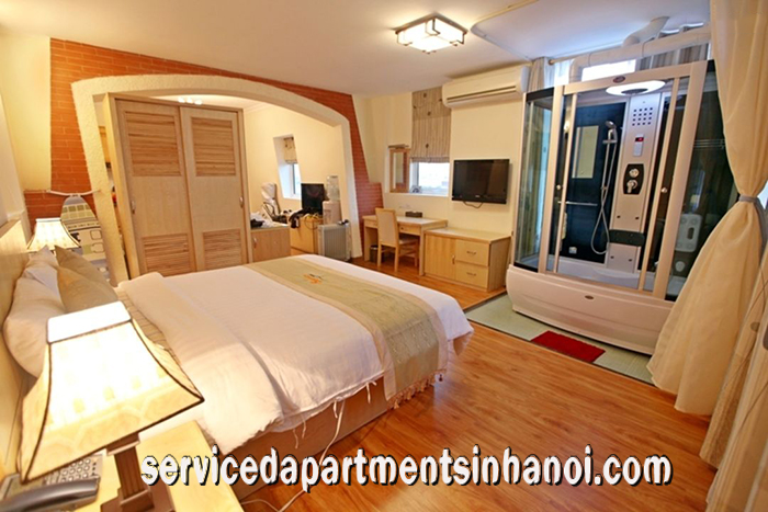 Cho thuê căn hộ dịch vụ đẹp, một phòng ngủ ở Triệu Việt Vương, Hai Bà Trưng 3