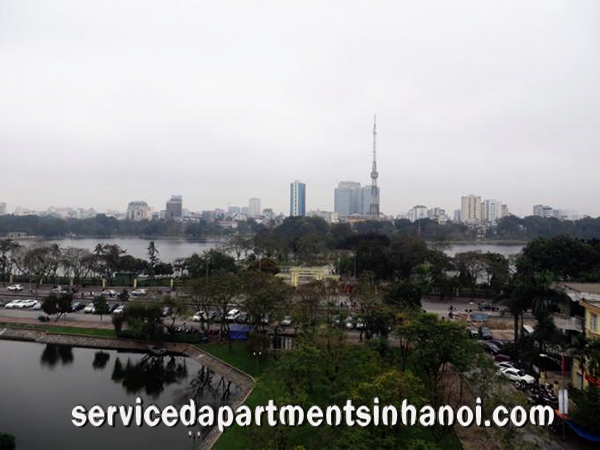 Căn hộ dịch vụ 2 phòng ngủ với tầm nhìn đẹp cho thuê tại Đống Đa 7