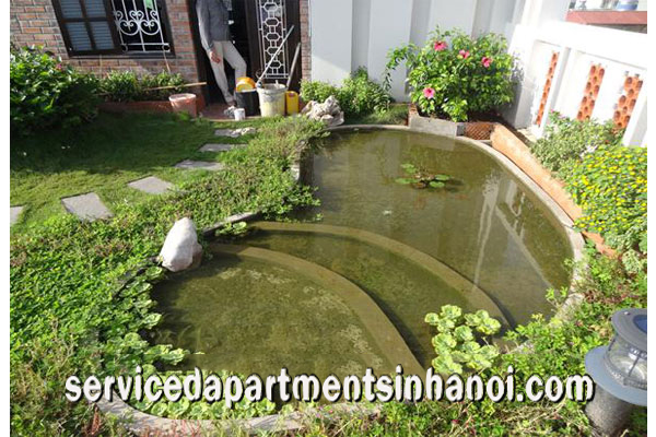 Cho thuê căn hộ 2 phòng ngủ mới xây dựng với tầm nhìn rất đẹp ở Đào Tấn, Ba Đình 3