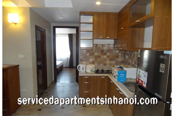 Cho thuê căn hộ 2 phòng ngủ mới xây dựng với tầm nhìn rất đẹp ở Đào Tấn, Ba Đình 9