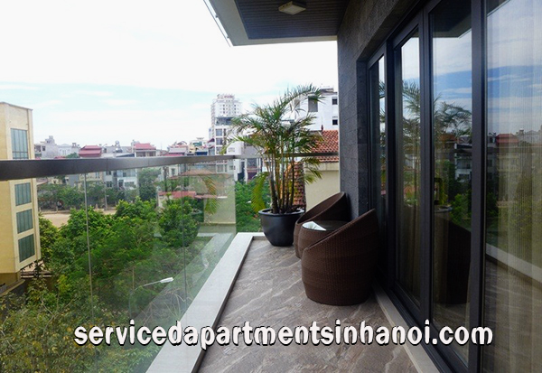 Căn hộ dịch vụ quận Tây Hồ, tòa nhà sang trọng, ban công rộng rãi cho thuê 1