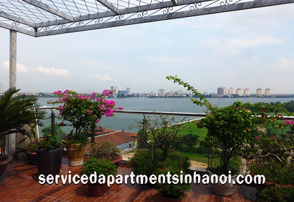Căn hộ dịch vụ 3 phòng ngủ rất hiện đại cho thuê ở Đặng Thai Mai, Tây Hồ 2