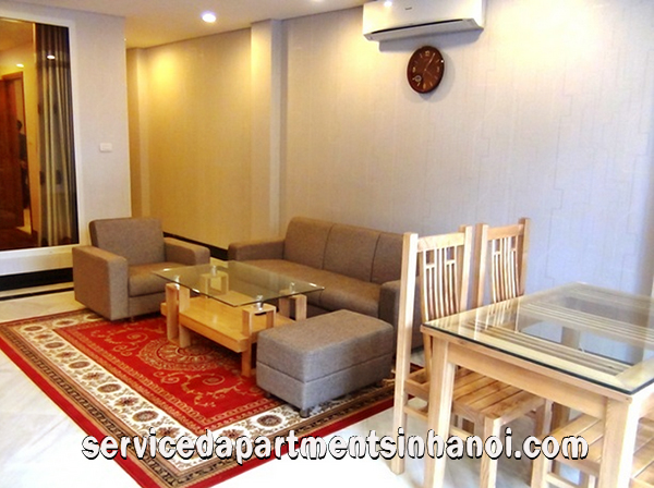 Cho thuê căn hộ dịch vụ đẹp, mới xây dựng gồm 1 đến 2 phòng ngủ ở quận Đống Đa 1