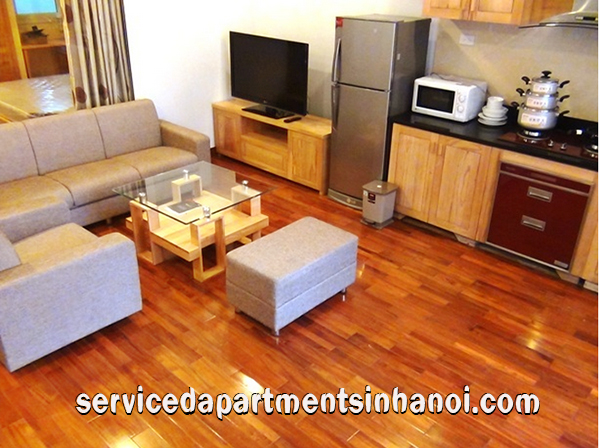 Cho thuê căn hộ dịch vụ đẹp, mới xây dựng gồm 1 đến 2 phòng ngủ ở quận Đống Đa 2
