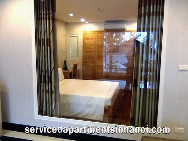 Cho thuê căn hộ dịch vụ đẹp, mới xây dựng gồm 1 đến 2 phòng ngủ ở quận Đống Đa 8