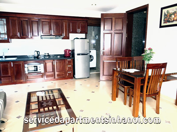Cho thuê căn hộ dịch vụ đẹp 01 phòng ngủ tại Ba Đình, gần Lotte, giá hợp lý 3
