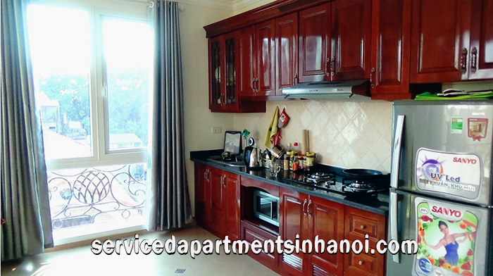 Cho thuê căn hộ dịch vụ đẹp 01 phòng ngủ tại Ba Đình, gần Lotte, giá hợp lý 4
