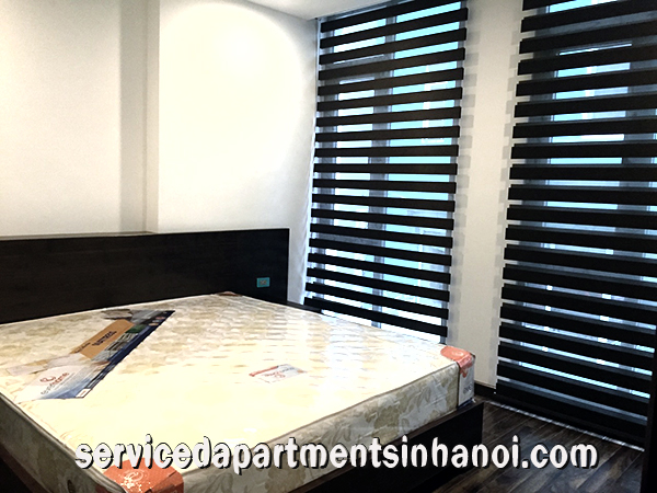 Cho thuê căn hộ dịch vụ mới, thiết kế đẹp bao gồm 1 phòng ngủ tại Kim Mã 4