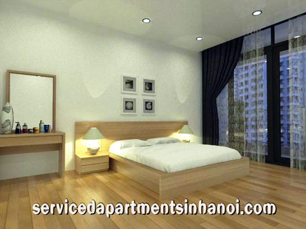 Cho thuê căn hộ dịch vụ đẹp gồm 1 phòng ngủ tại Kim Mã, Ba Đình 3