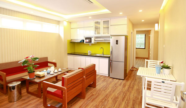 Căn hộ dịch vụ mới cho thuê ở phố Yết Kiêu, Hai Bà Trưng