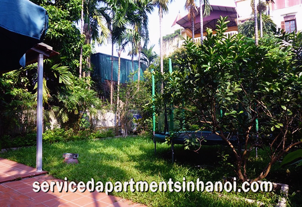 Cho thuê nhà vườn đầy đủ đồ ở đường Đặng Thai Mai, Tây Hồ 4