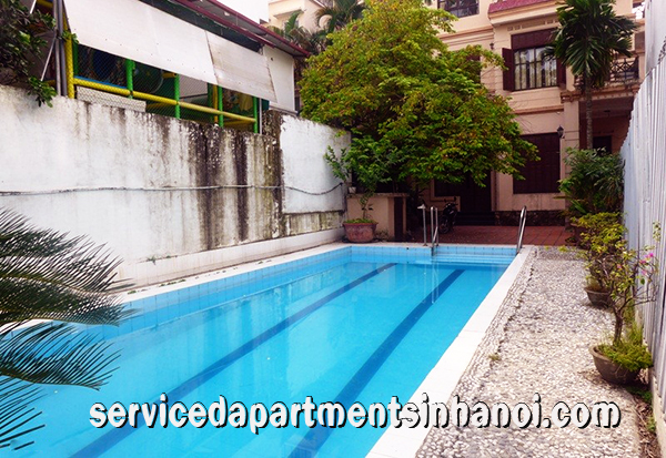 Cho thuê Villa đẹp tại Tây Hồ có bể bơi bên trong 3