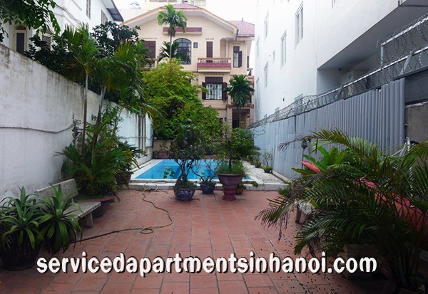Cho thuê Villa đẹp tại Tây Hồ có bể bơi bên trong 4