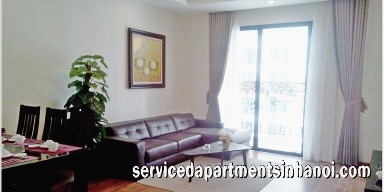 Cho thuê căn hộ rộng rãi, hai phòng ngủ nội thất đầy đủ ở tòa T2, Vinhomes Times City 2