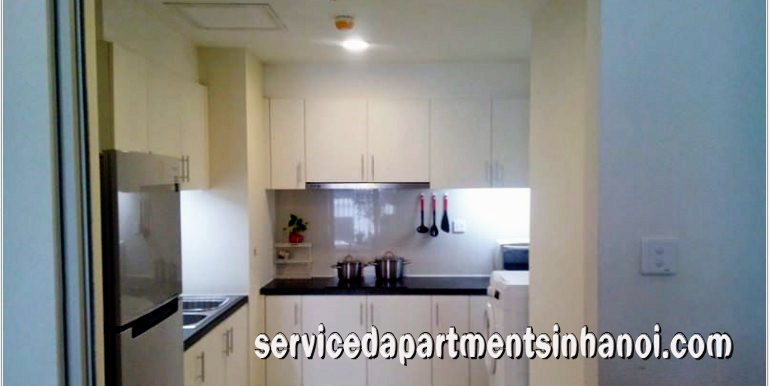 Cho thuê căn hộ rộng rãi, hai phòng ngủ nội thất đầy đủ ở tòa T2, Vinhomes Times City 4