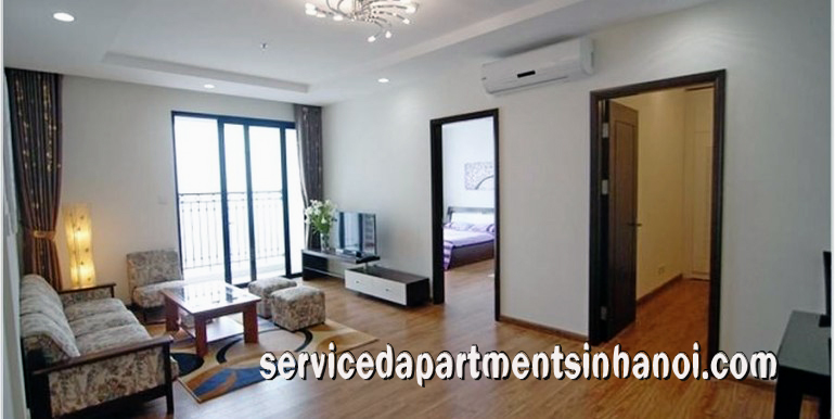 Cho thuê căn hộ 2 phòng ngủ, nội thất đầy đủ ở T18 Building, Vinhomes Times City 2