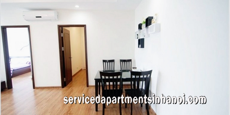 Cho thuê căn hộ 2 phòng ngủ, nội thất đầy đủ ở T18 Building, Vinhomes Times City 3