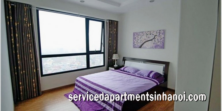 Cho thuê căn hộ 2 phòng ngủ, nội thất đầy đủ ở T18 Building, Vinhomes Times City 6