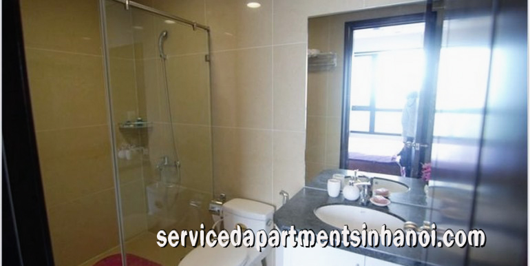 Cho thuê căn hộ 2 phòng ngủ, nội thất đầy đủ ở T18 Building, Vinhomes Times City 7