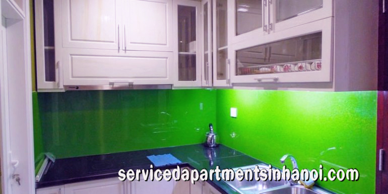 Căn hộ hai phòng ngủ cho thuê ở trên tầng cao của T2, VinHomes Times City, Giá rẻ 5