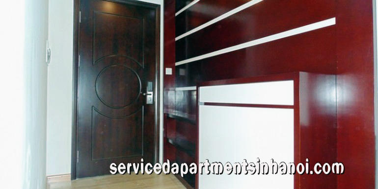 Căn hộ hai phòng ngủ cho thuê ở trên tầng cao của T2, VinHomes Times City, Giá rẻ 6