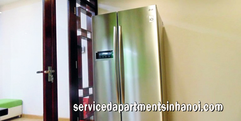 Căn hộ hai phòng ngủ cho thuê ở trên tầng cao của T2, VinHomes Times City, Giá rẻ 7