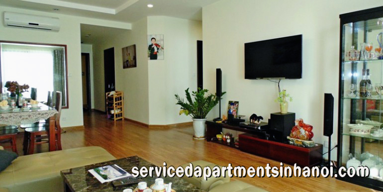 Cho thuê căn hộ hai phòng ngủ tại Times City, Hai Bà Trưng, Phòng khách rộng rãi 4