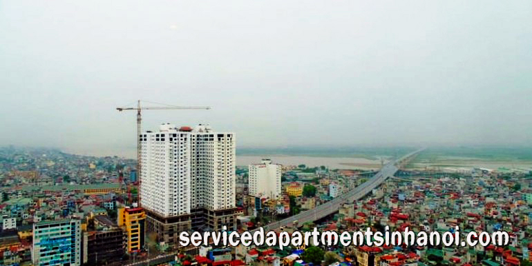 Cho thuê căn hộ hai phòng ngủ tại tòa nhà T1, thành phố Times, Lầu cao, View đẹp