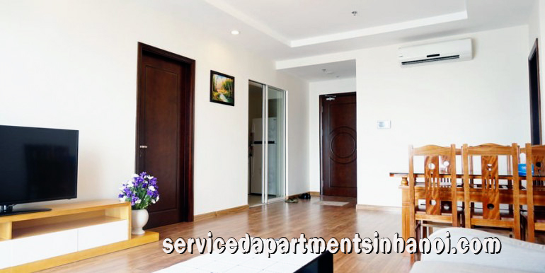 Cho thuê căn hộ rộng rãi gồm 2 phòng ngủ ở T2, Times City 3