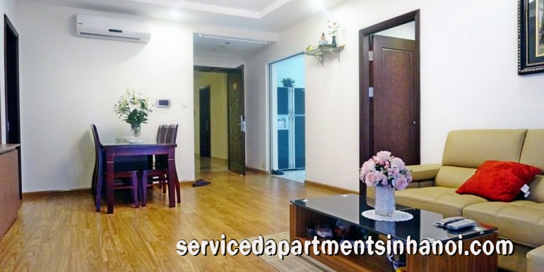 Cho thuê căn hộ tầng trung, gồm 2 phòng ngủ, hướng Nam tại Times City 3