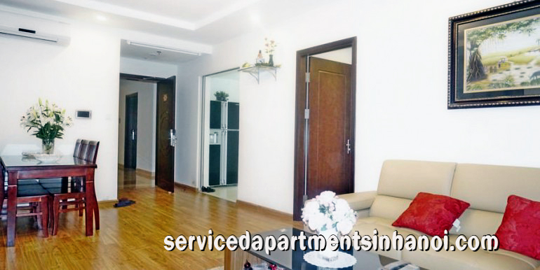 Cho thuê căn hộ tầng trung, gồm 2 phòng ngủ, hướng Nam tại Times City 4