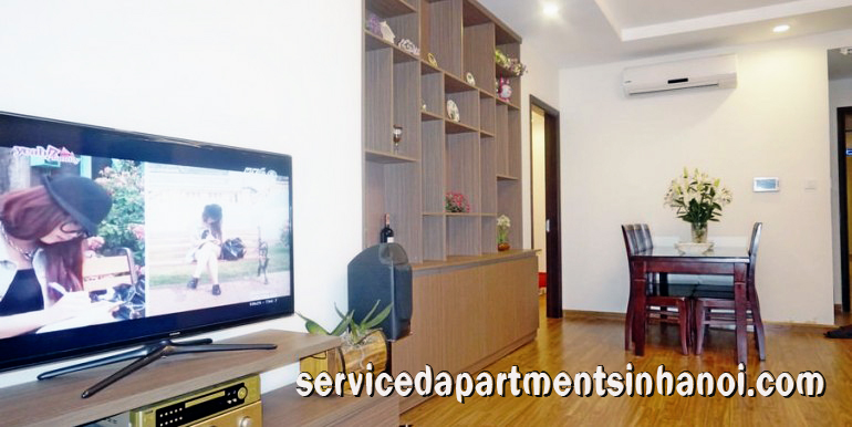 Cho thuê căn hộ tầng trung, gồm 2 phòng ngủ, hướng Nam tại Times City 7
