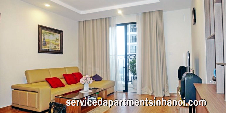 Cho thuê căn hộ tầng trung, gồm 2 phòng ngủ, hướng Nam tại Times City 8
