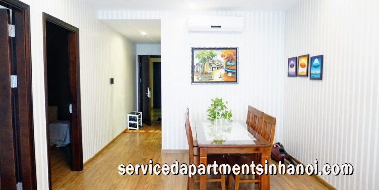 Cho thuê căn hộ 2 phòng ngủ nằm ở tầng Trung, view đẹp tại T10, Times City 3