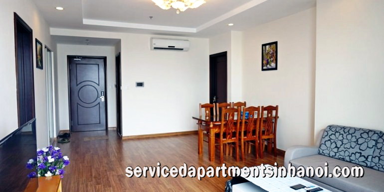 Cho thuê căn hộ đủ đồ, nằm trên tầng cao ở tòa nhà T2, Times City 3
