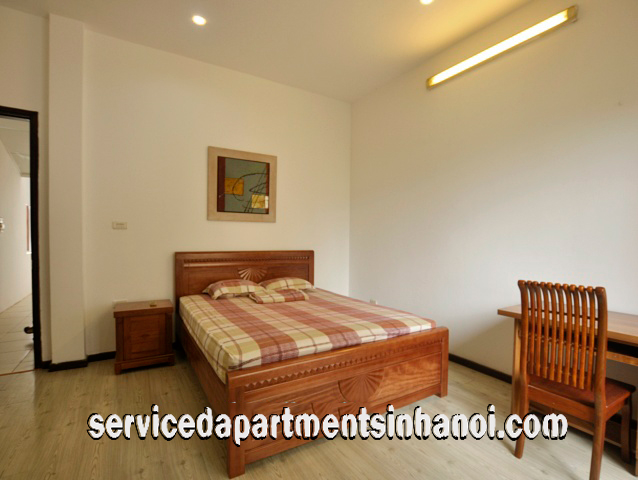 Căn hộ dịch vụ mới tân trang cho thuê tại Trần Phú, Ba Đình, có ban công 7
