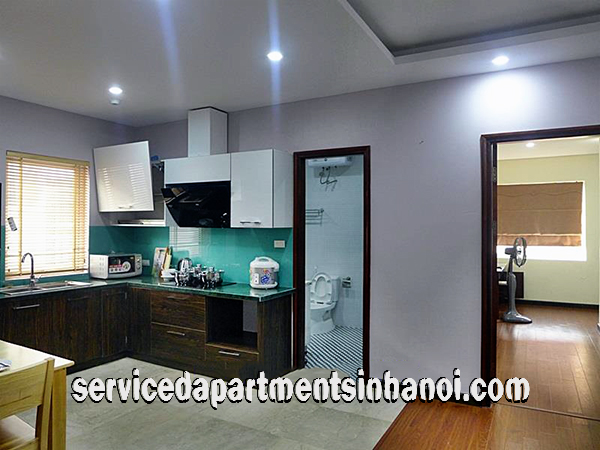 Căn hộ dịch vụ 3 phòng ngủ, tiện nghi đẹp cho thuê tại trung tâm quận Tây Hồ 2