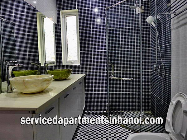 Căn hộ dịch vụ 3 phòng ngủ, tiện nghi đẹp cho thuê tại trung tâm quận Tây Hồ 9