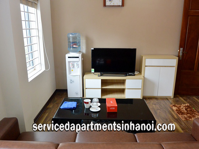 Cho thuê căn hộ dịch vụ đẹp, 1 phòng ngủ tại Đội Cấn, Ba Đình 3