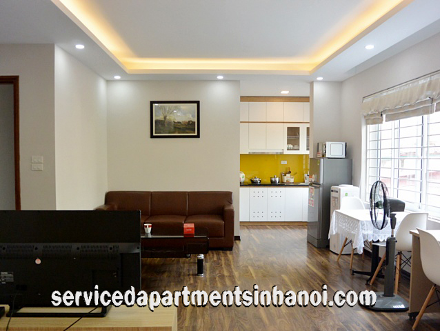 Cho thuê căn hộ hiện đại 1 phòng ngủ tại phố Đội Cấn, Ba Đình 4
