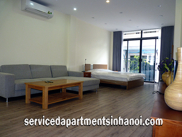 Căn hộ dịch vụ không gian mở với 1 phòng ngủ cho thuê tại Hoàn Kiếm 2