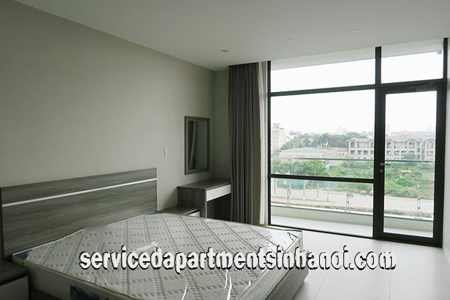 Căn hộ 1 ngủ cho thuê gần công viên nước Hồ Tây, View hồ 3