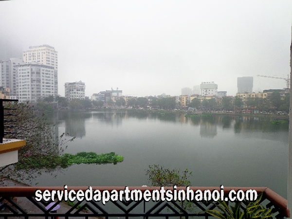 Căn hộ dịch vụ 2 phòng ngủ cho thuê ở Kim Mã, Ba Đình, View Hồ 1